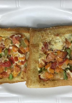 A picture of Veggies french toast.