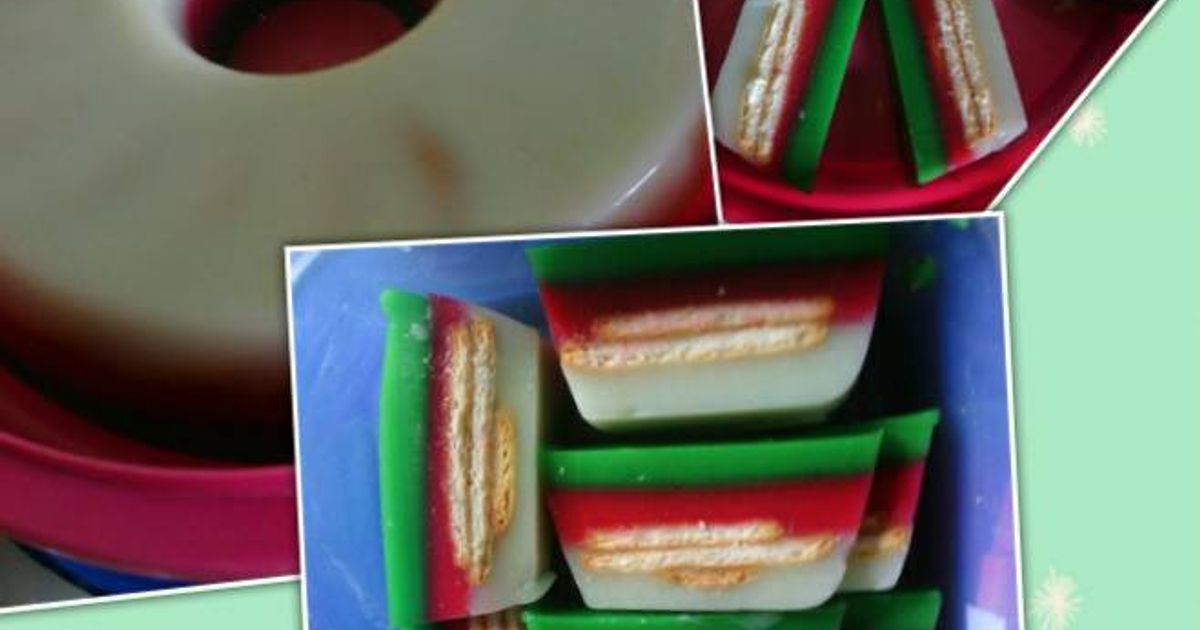 Resep Agar Agar Roti Marie Jadul Simple oleh Yuniarti Al Qadrie - Cookpad
