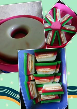 Foto resep Agar agar roti marie jadul simple