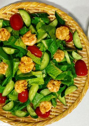 Hình của món Salad tôm.