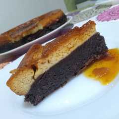Una foto de Chocoflan🍫🍮
