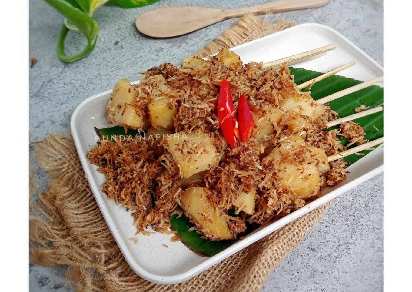 Sate kentang jamblang khas cirebon