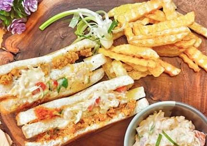 Easiest Way to Prepare Homemade Pizza Sandwich