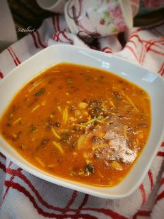 صورة لوصفة شوربة الحريرة