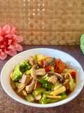 Tumis Jamur Brokoli