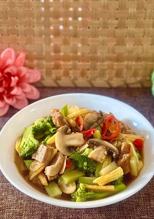 Foto resep Tumis Jamur Brokoli