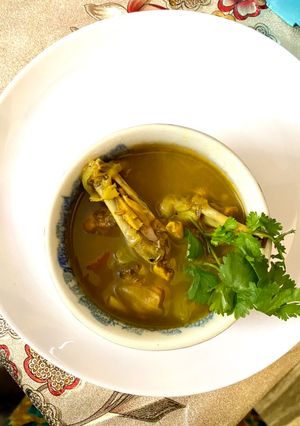 A picture of Chicken soup.