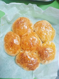 Hình của món Bánh mì bơ sữa (Nướng bằng nồi chiên không dầu).