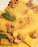 Paccheri with Potato Cream and Sausage