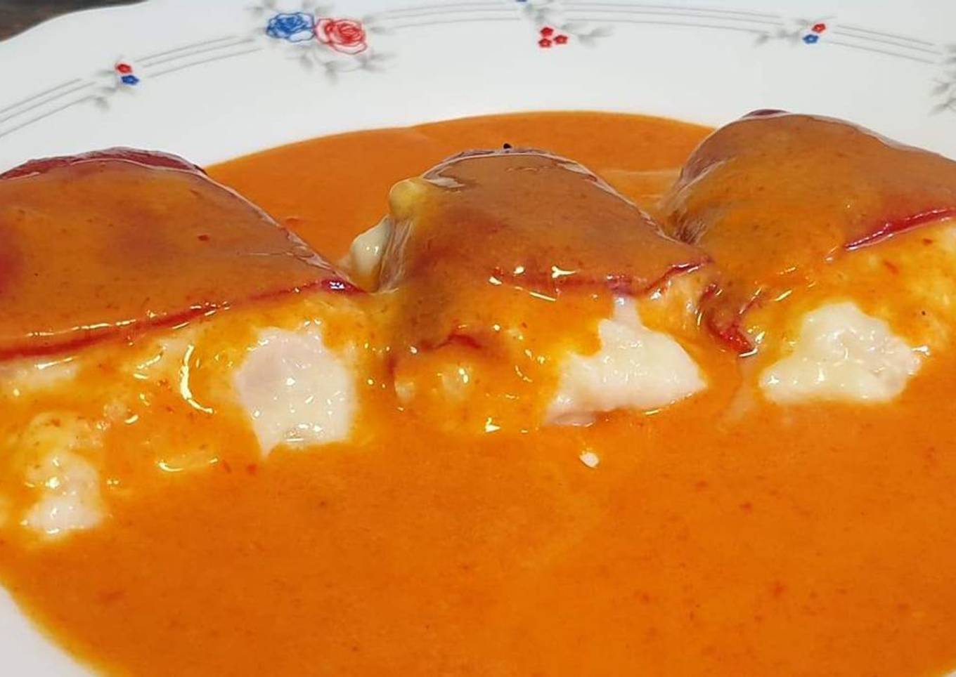 Pimientos rellenos de bacalao