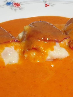 Una foto de Pimientos rellenos de bacalao