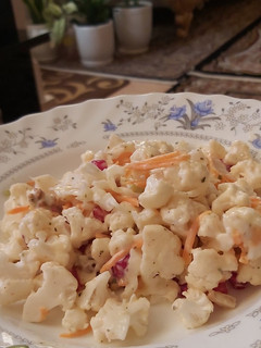 عکسی از دستور سالاد گل کلم