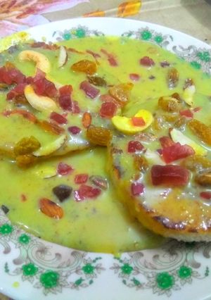 A picture of Instant Ras Malai.