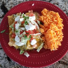 A picture of Cheese Enchiladas.