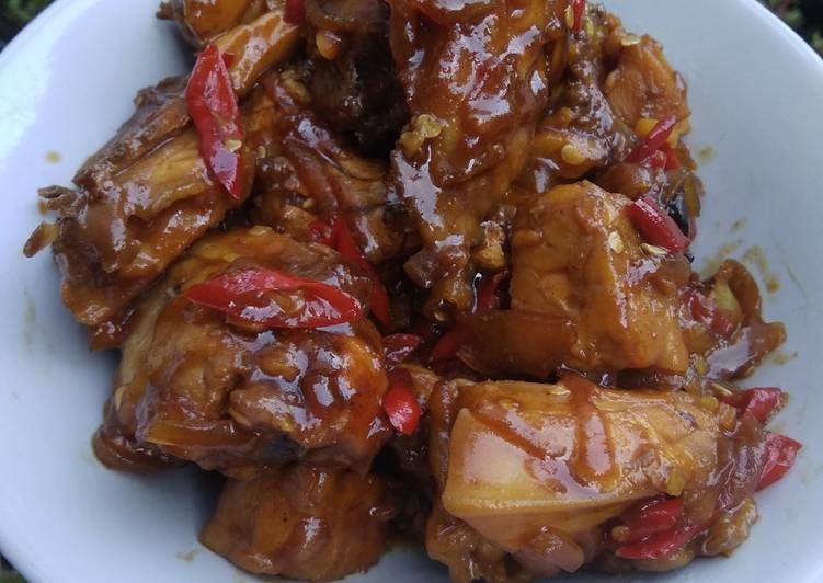 Resep Ayam Jahe Kecap 🍗 yang nikmat
