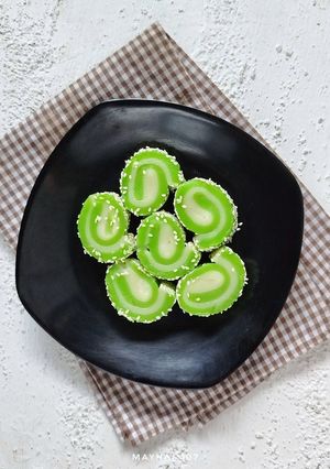 Foto resep Mochi Gulung Pandan