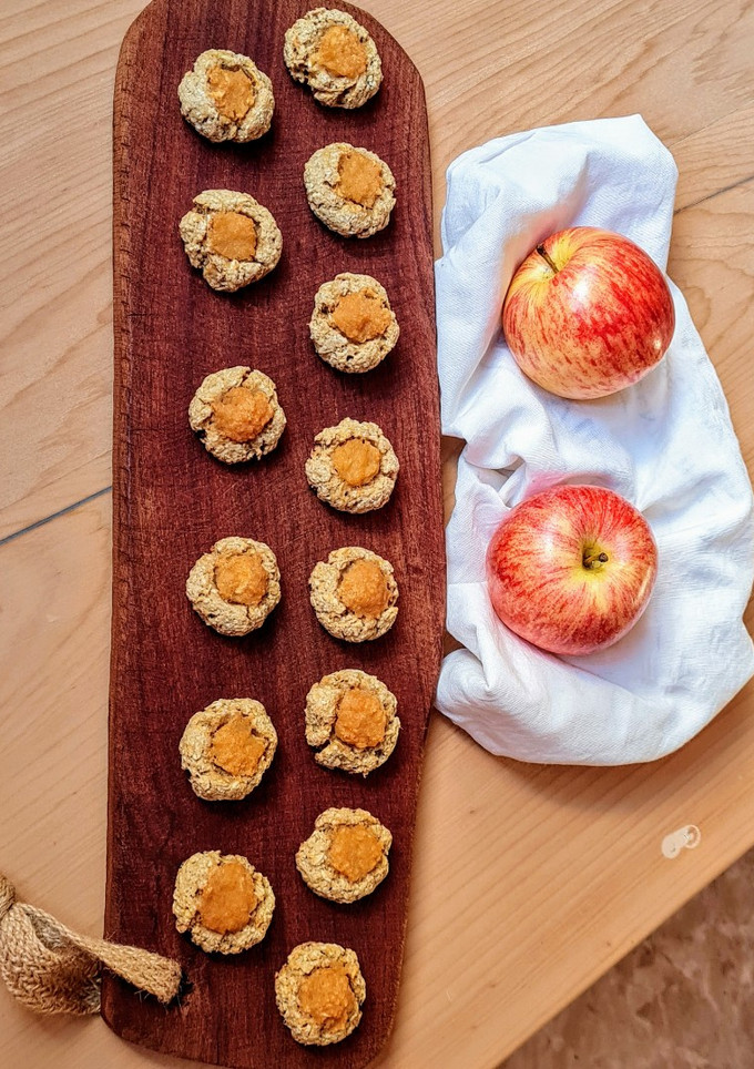 Una foto de Pepitas de manzana 🍎 Sin azúcares agregados ni edulcorantes 🍎 galletitas para todas las edades