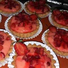 تارتولات الفريز 🍓 مقرمشين لام نزيم ولا اروع 😍-レシピのメイン写真