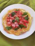 Finta Pizza al Pomodoro e Basilico