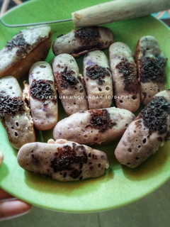 Foto resep Pukis Ubi ungu