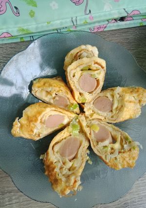 Foto resep Telur gulung isi sosis