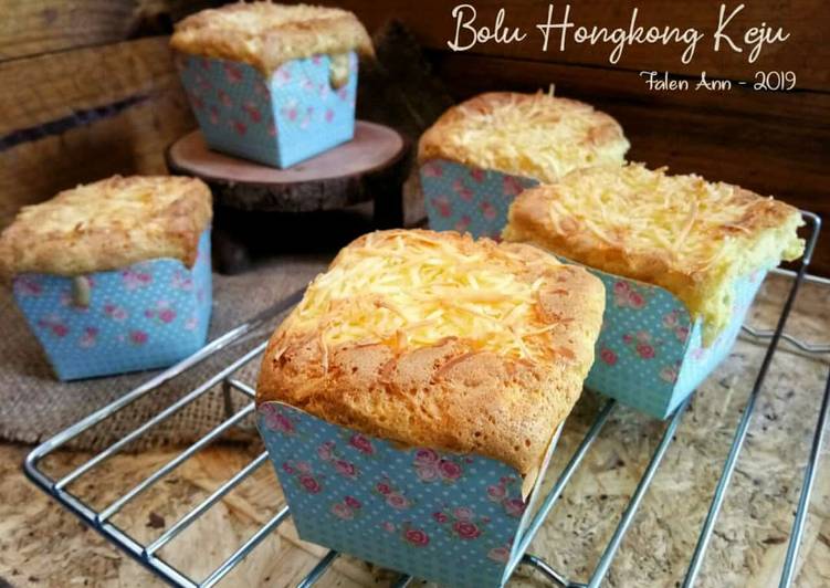 Resep: Bolu hongkong keju Anti Ribet!