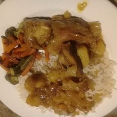 A picture of Fried vegetables.