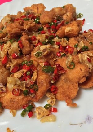 Foto resep Ayam Tepung Tumis