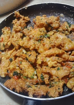 Foto resep Udang saus telur asin