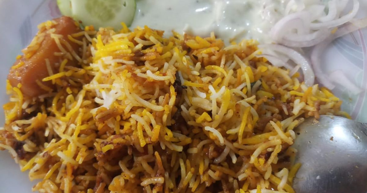 Chicken Briyani With Raita And Salad Recipe by Aqsa Shaikh - Cookpad