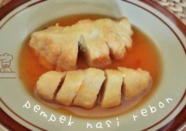 Pempek Nasi (sisa) Rebon