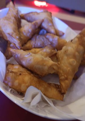 صورة لوصفة سمبوسك سبانغ مع جبنه 😋