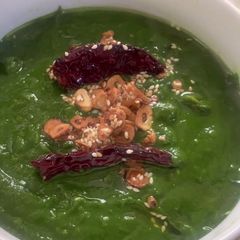 A picture of Lasooni Palak Recipe।Dhaba Style Lasooni Palak Recipe.