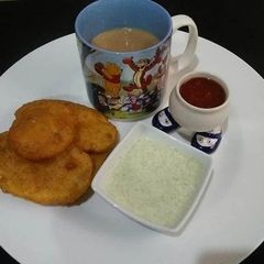 A picture of Potato Fritters😋.