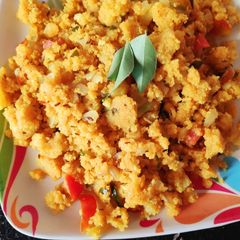 A picture of Rava upma.