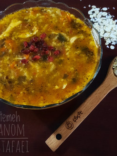 عکسی از دستور سوپ جو 🍲