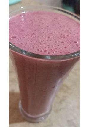 صورة لوصفة ميلك تشيك فراولة
