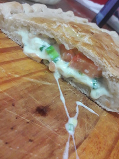 Una foto de Calzone