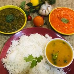 A picture of Simple moong masoor daal.