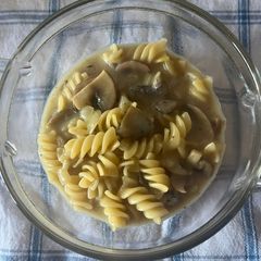 A picture of One pot mushroom stroganoff.