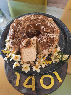 عکسی از دستور کیک ارده در فر دستی