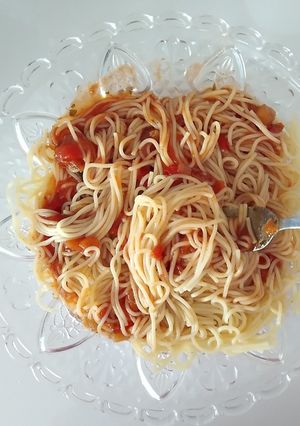 A picture of Roast Veggie Pasta.