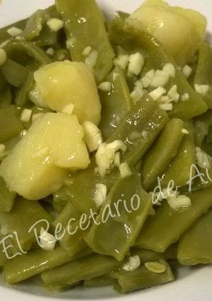 Una foto de Alubia verde o judias verdes
