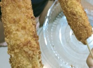 Foto resep Corn dog Sosis Mozarella Olahan Roti Tawar
