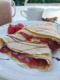 Crepas dulces de mermelada con queso crema👌🏼🤩
