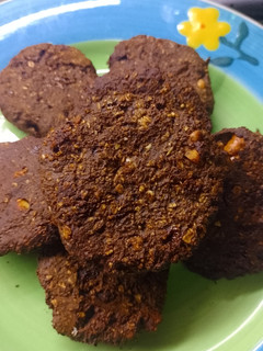 Una foto de Galletitas de calabaza avena y algarroba 🍪 sin huevo (cocción freidora de aire)