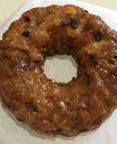 Pudín de Pan de Avena y Frutas (sin lactosa)