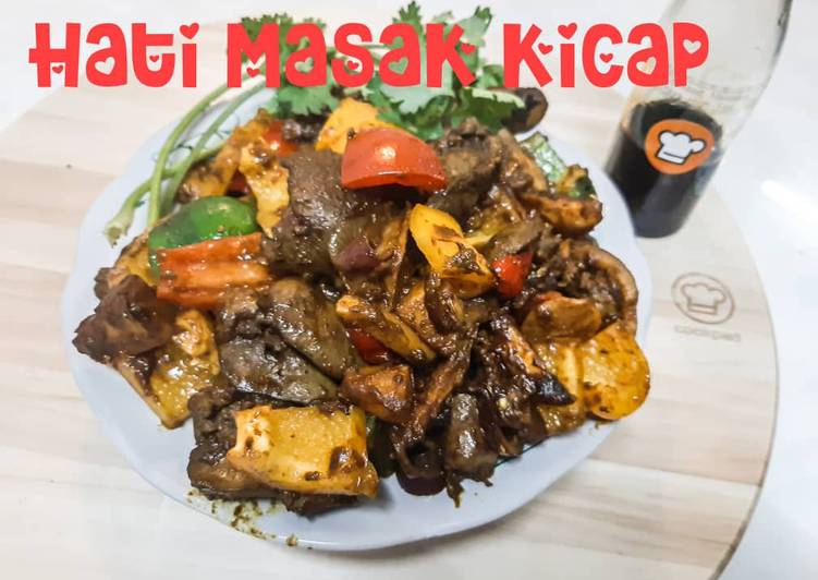 Cara Mudah Buat Hati masak kicap yang Bergizi