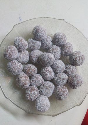 Una foto de Bollitos de dulce de leche tipo trufas