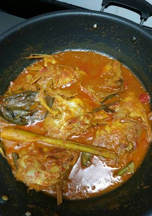 Foto resep Gulai kepala ikan kakap pedas